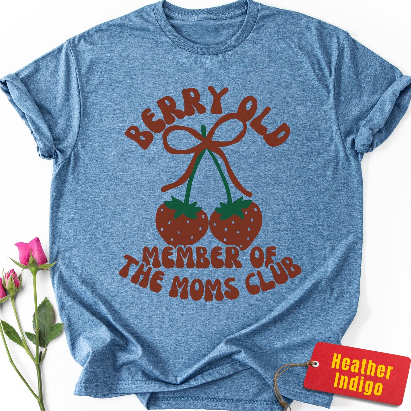 Berry Old Member of the Moms Club T-Shirt