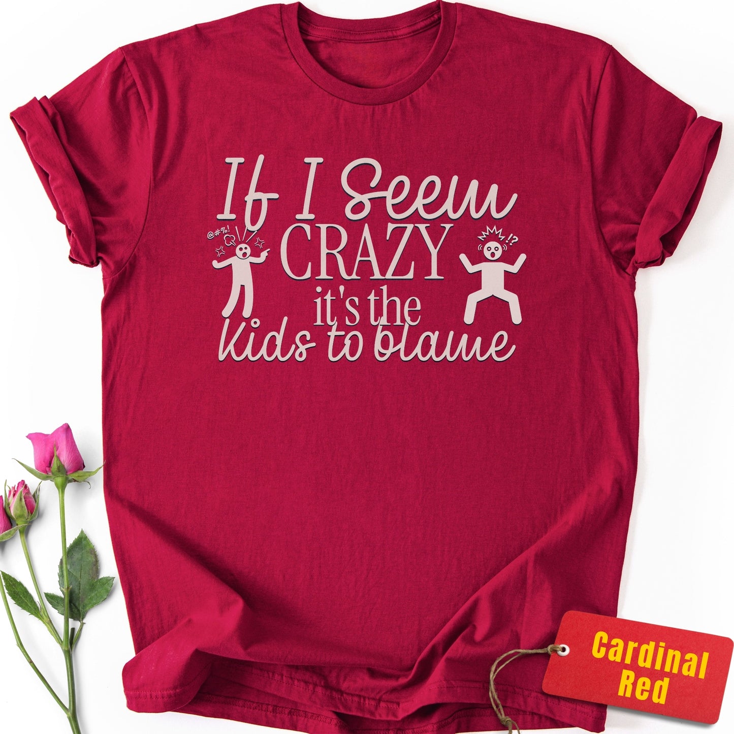 If I Seem Crazy, It's the Kids to Blame T-Shirt