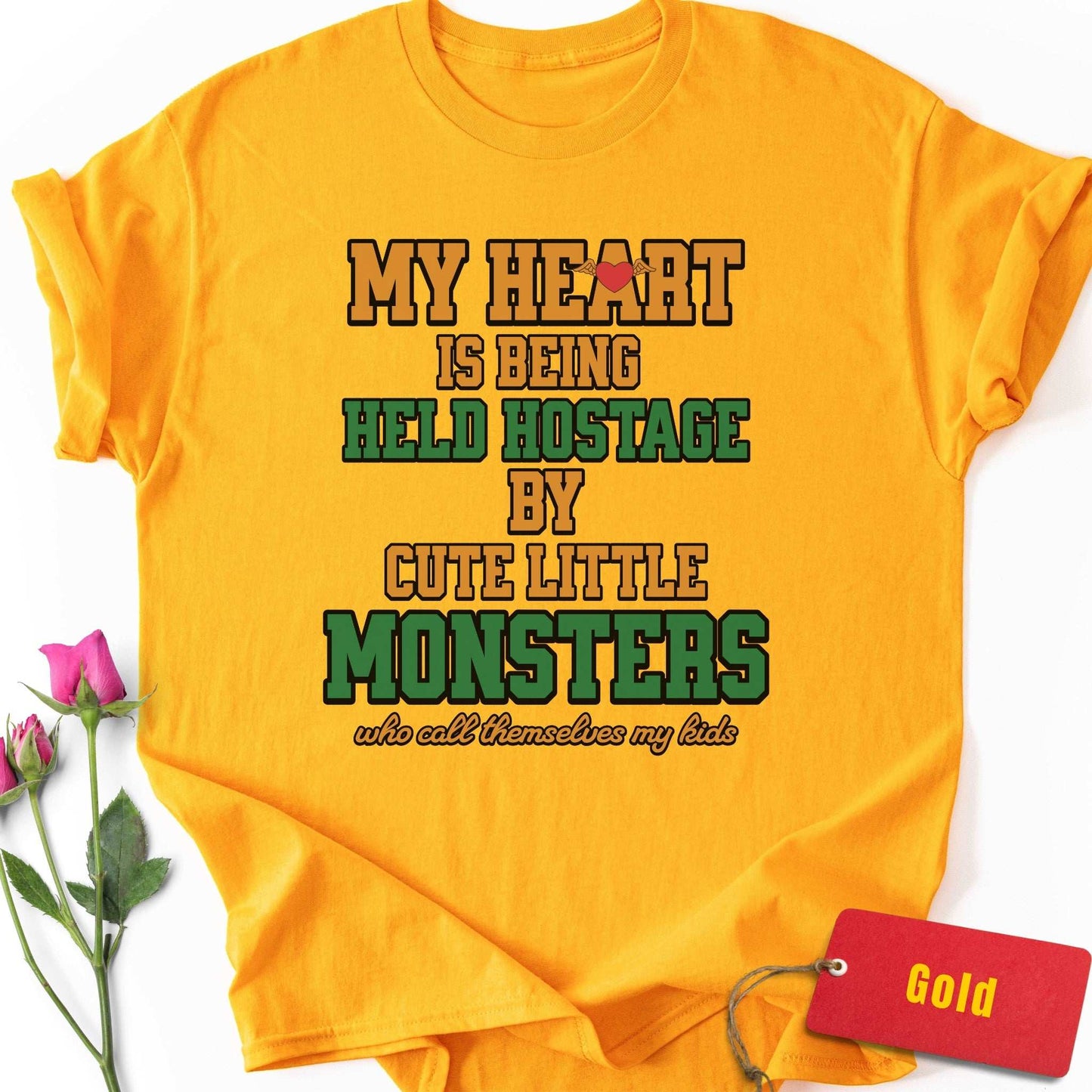 Heart Held Hostage By Cute Monsters T-Shirt