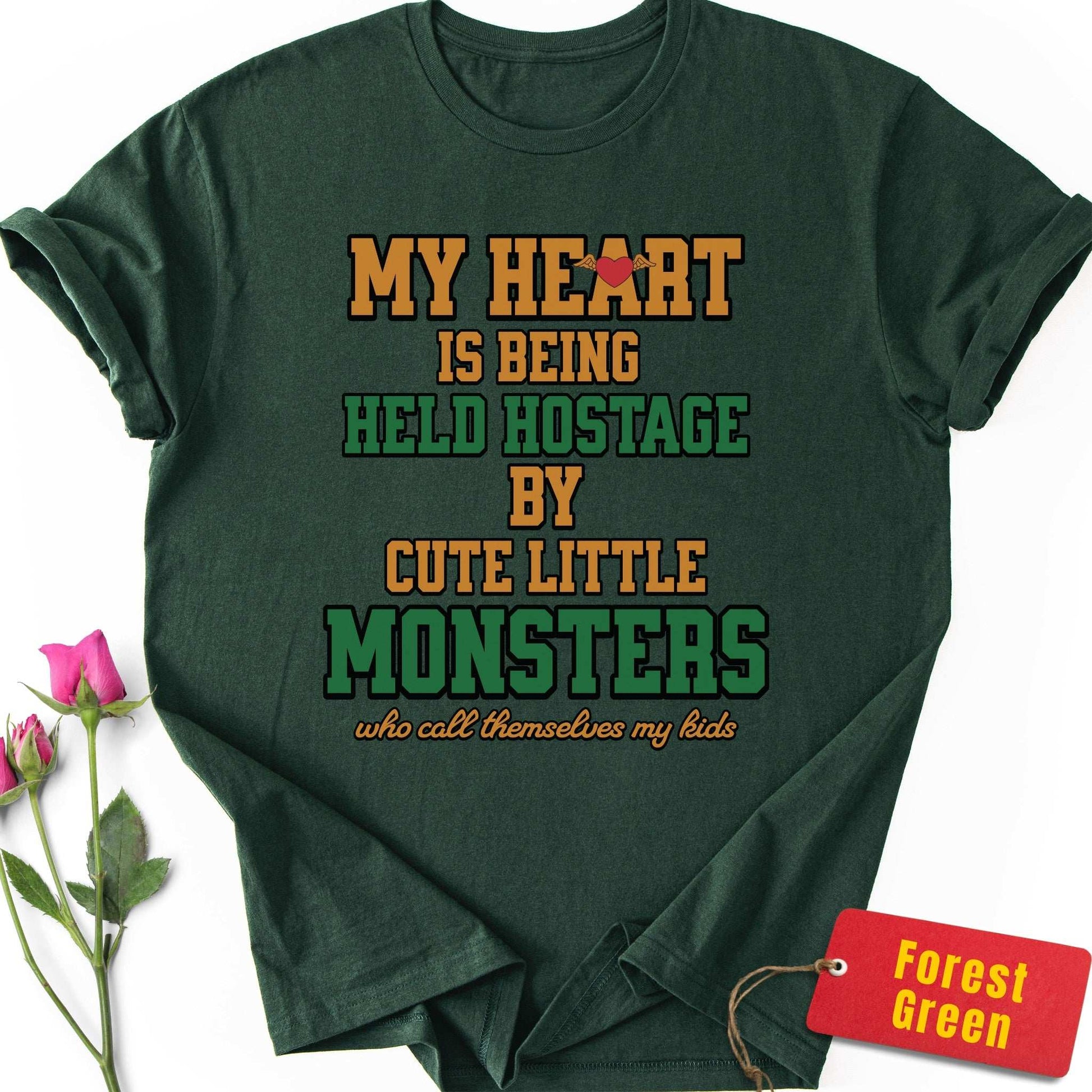 Heart Held Hostage By Cute Monsters T-Shirt
