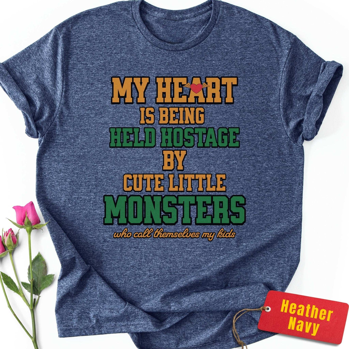 Heart Held Hostage By Cute Monsters T-Shirt