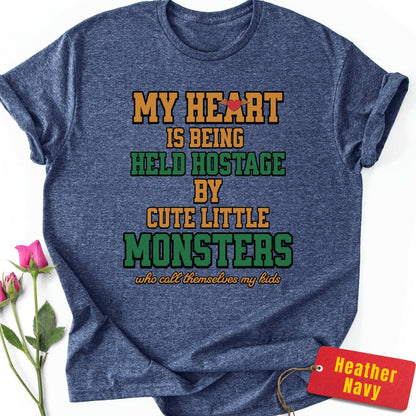 Heart Held Hostage By Cute Monsters T-Shirt