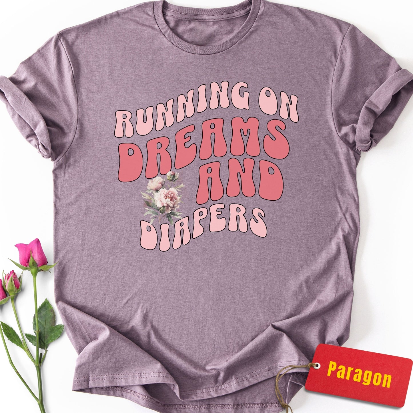 Running on Dreams & Diapers T-Shirt