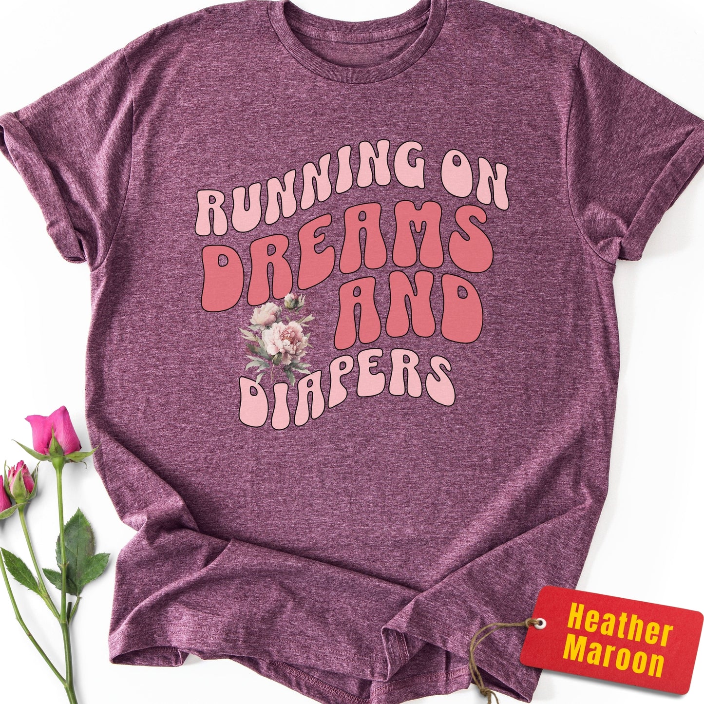 Running on Dreams & Diapers T-Shirt
