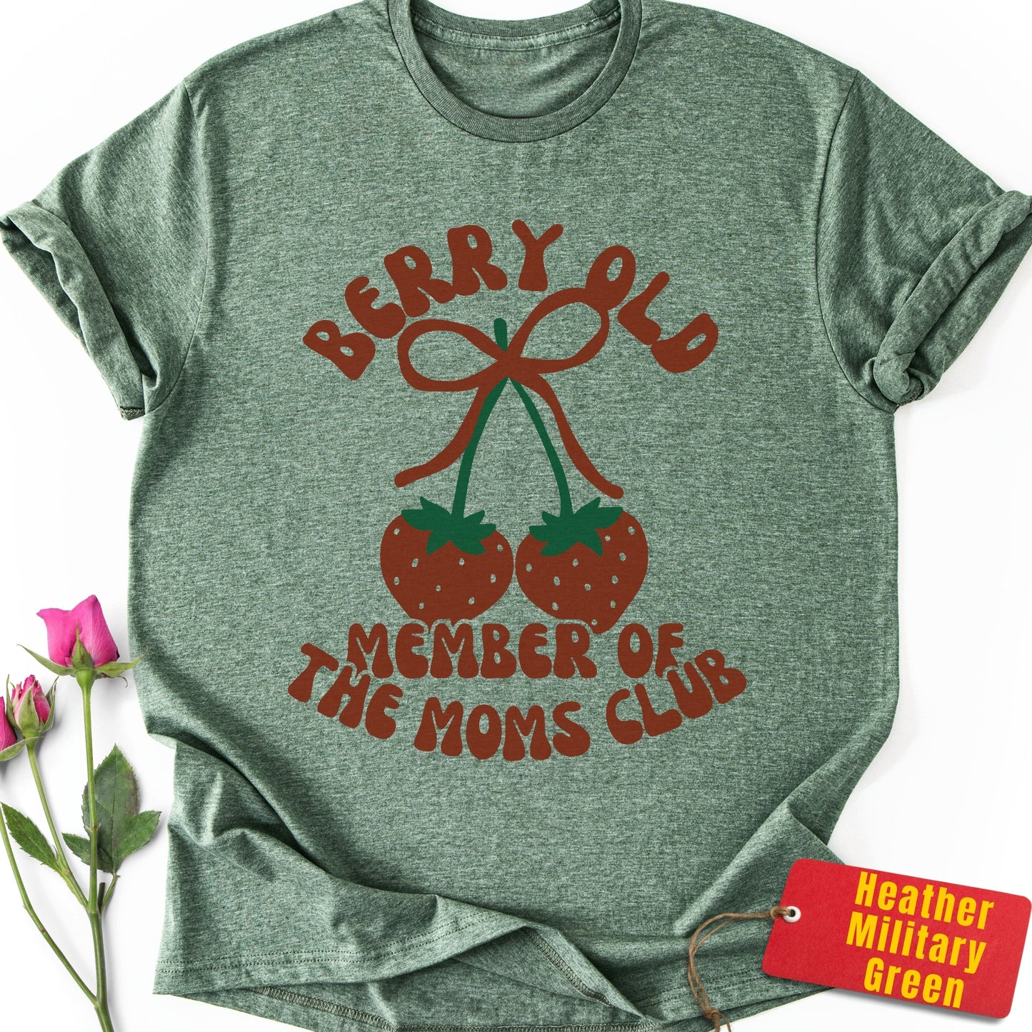 Berry Old Member of the Moms Club T-Shirt