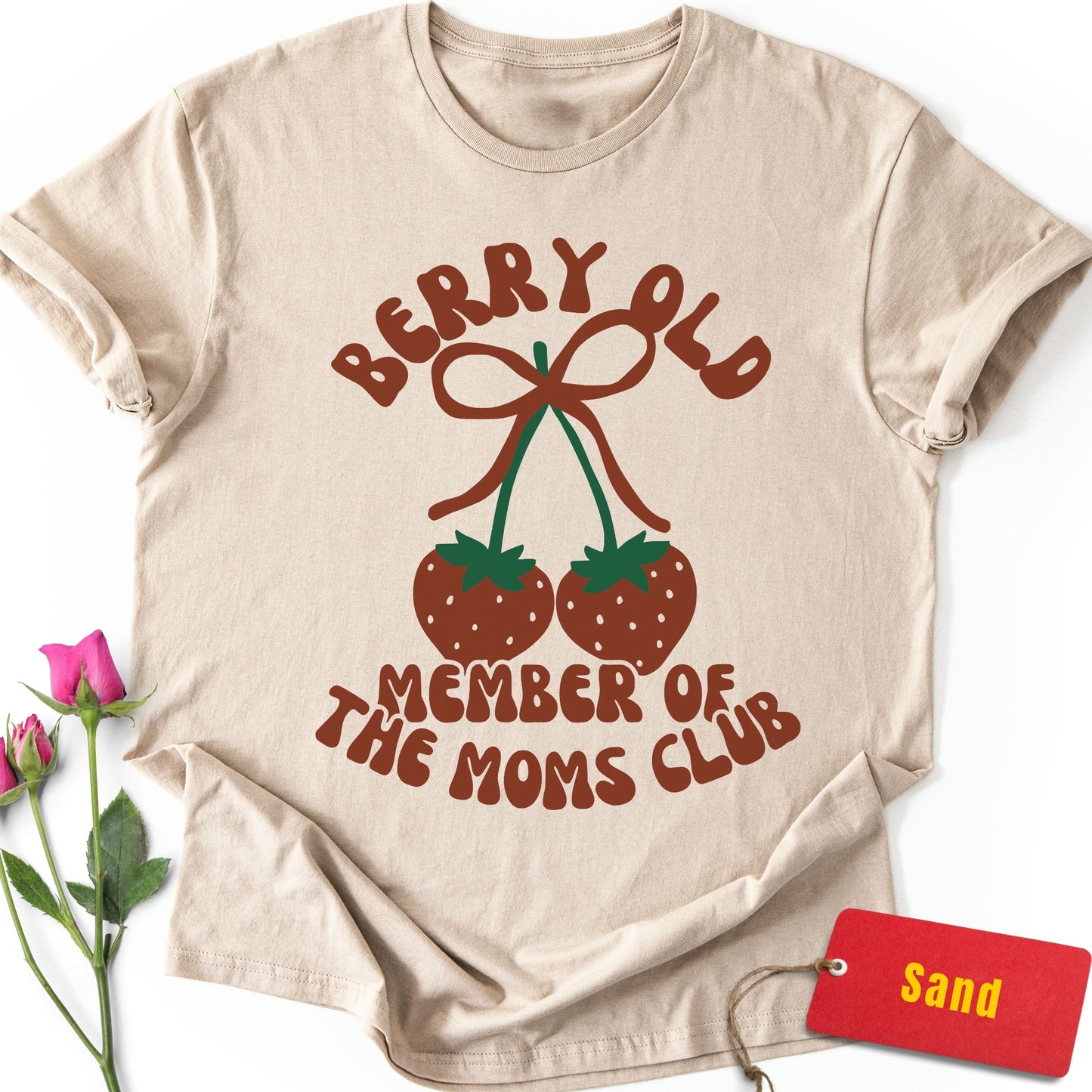Berry Old Member of the Moms Club T-Shirt