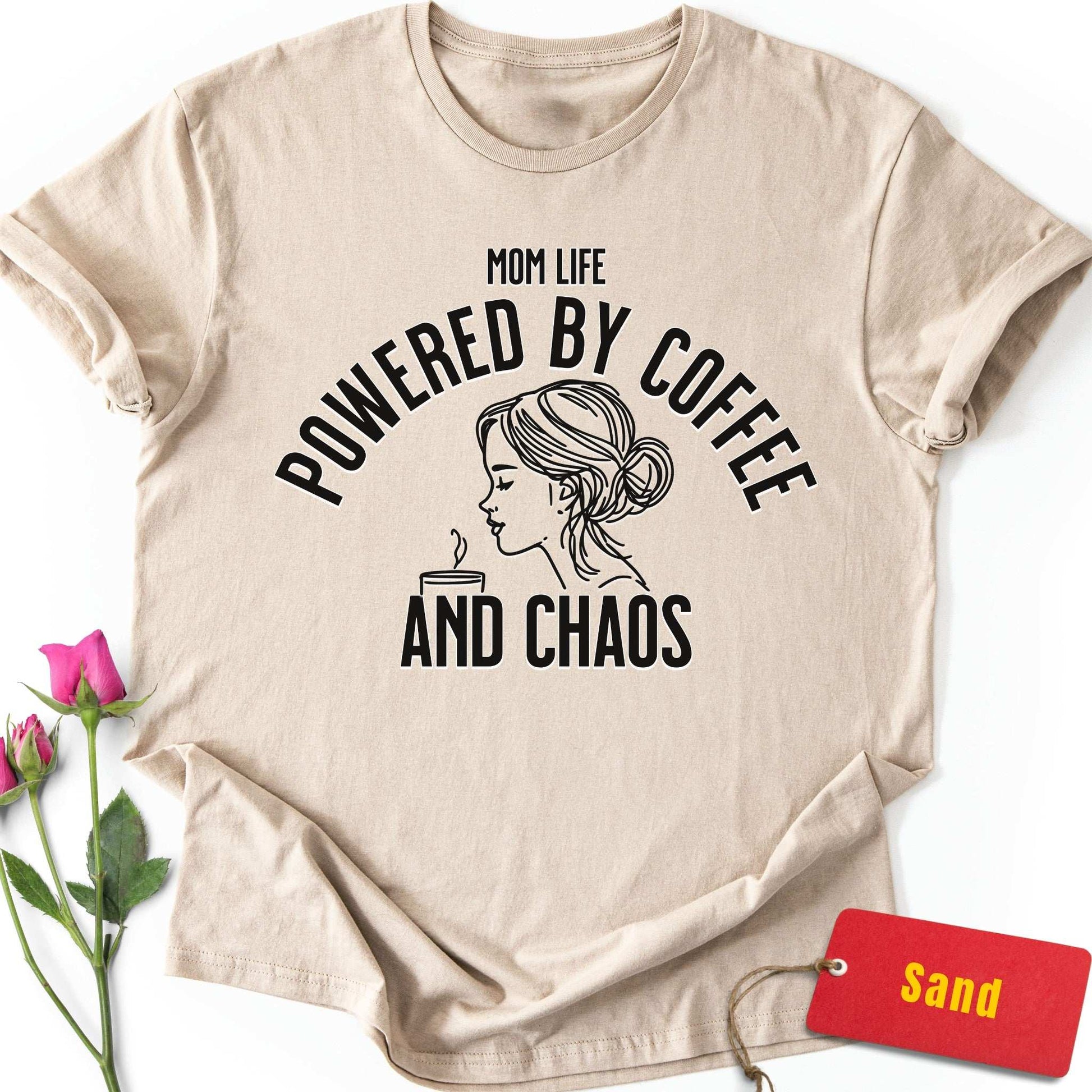 Powered By Coffee & Chaos T-Shirt