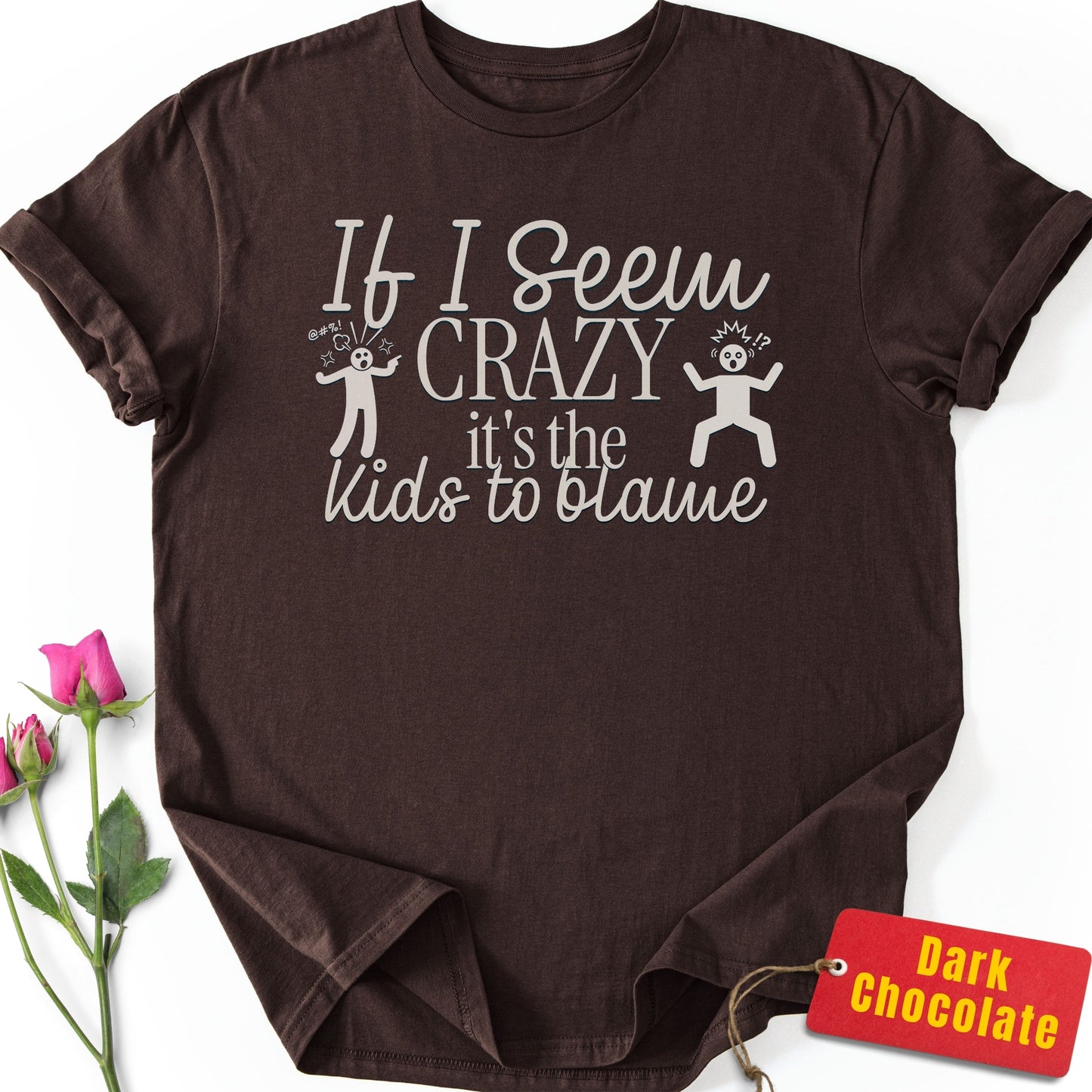 If I Seem Crazy, It's the Kids to Blame T-Shirt