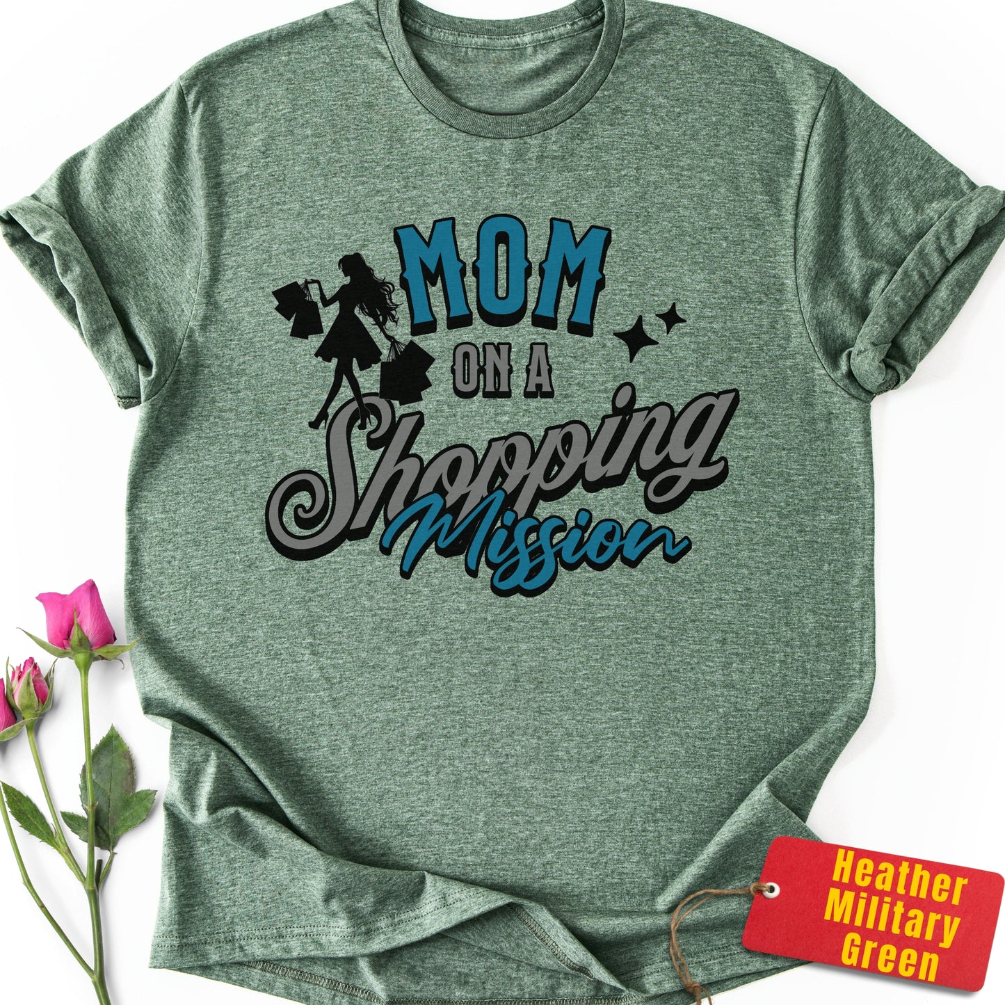 Mom on a Shopping Mission T-Shirt