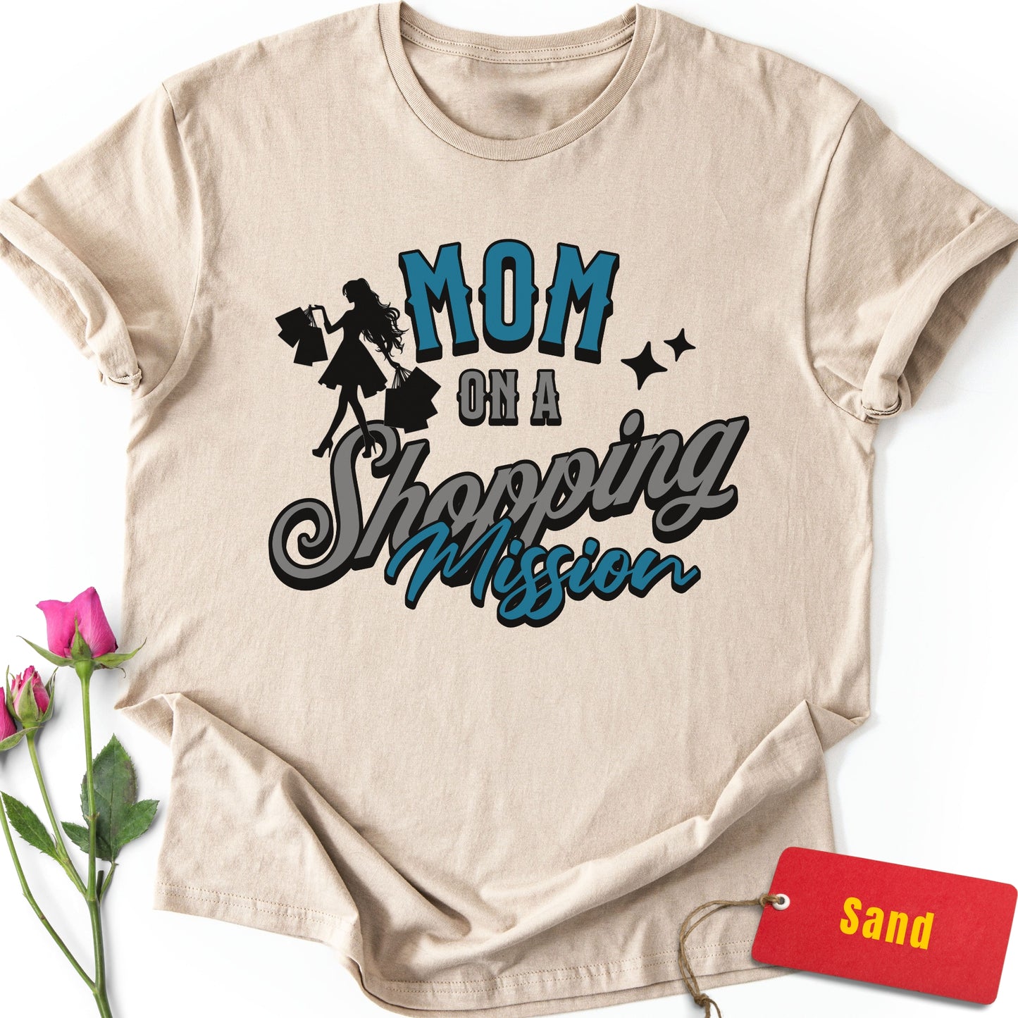 Mom on a Shopping Mission T-Shirt
