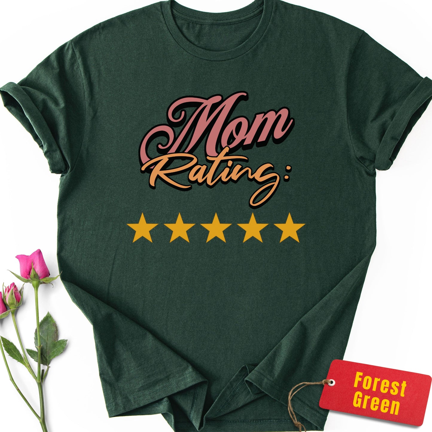 Mom Rating: Five Stars T-Shirt