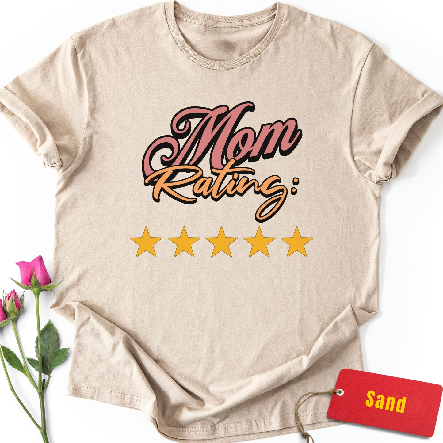 Mom Rating: Five Stars T-Shirt
