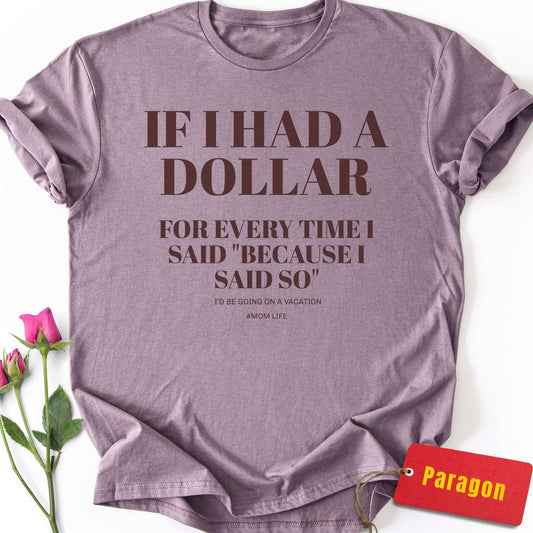 If I Had a Dollar For Every Time T-Shirt